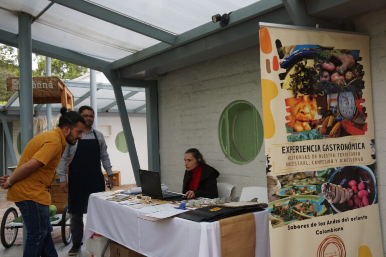 Recepción de la experiencia gastronómica Sabores de los Andes